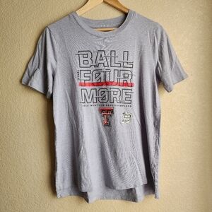 Under Armour Texas Tech Final 4 basketball short sleeve grey shirt Unisex size M